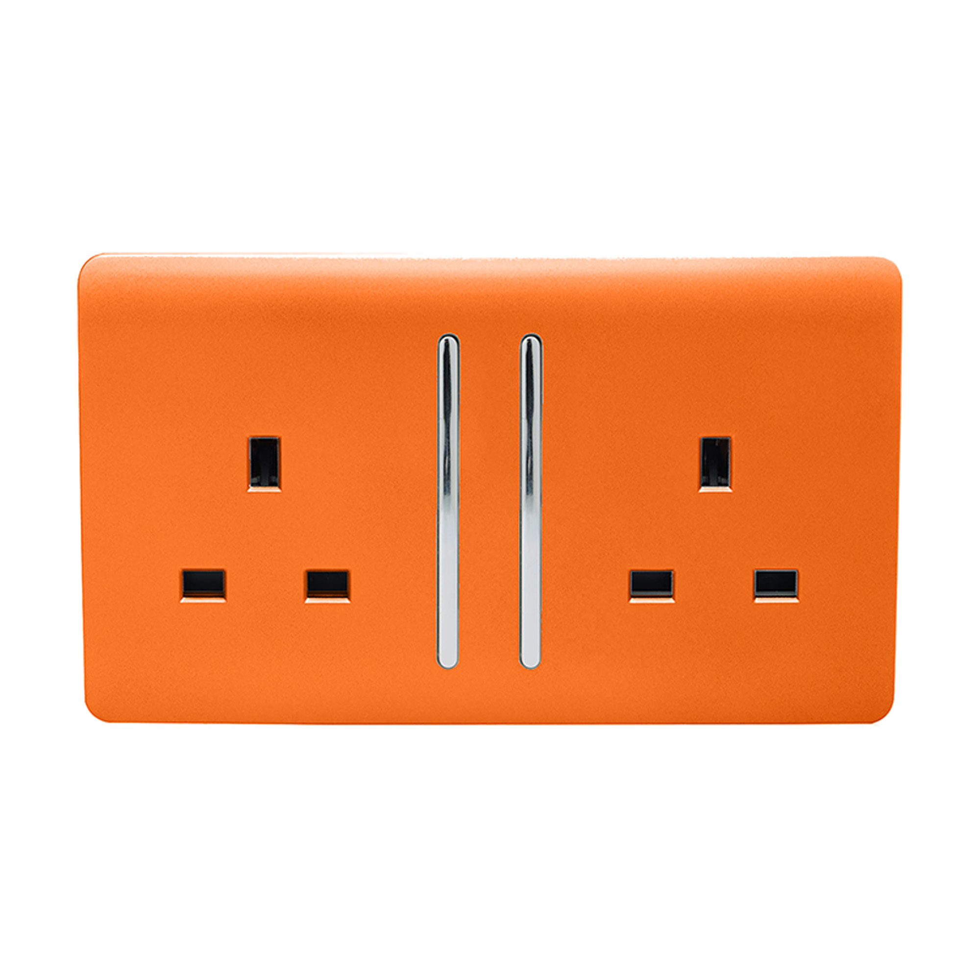 Orange Wiring Accessories Trendi Decorative Screwless